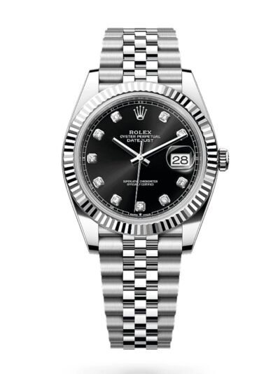 ROLEX DATE JUST PREMIUM DIMOND PREMIUM STAINLESS STEEL WATCH