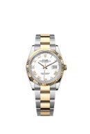 ROLEX OYSTER PERPETUAL DAY DATE 36 MM STAINLESS STEEL WATCH