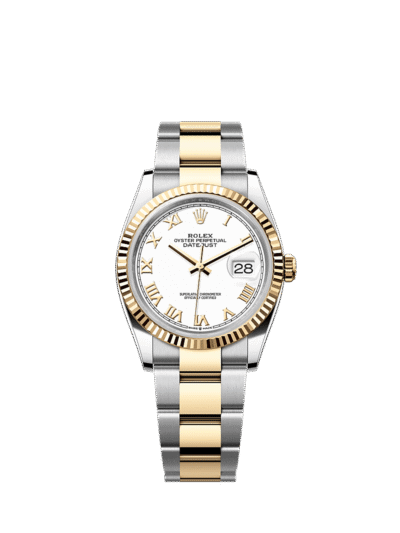 ROLEX OYSTER PERPETUAL DAY DATE 36 MM STAINLESS STEEL WATCH