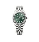 ROLEX OYSTER PERPETUAL DAY DATE (GREEN) STAINLESS STEEL WATCH