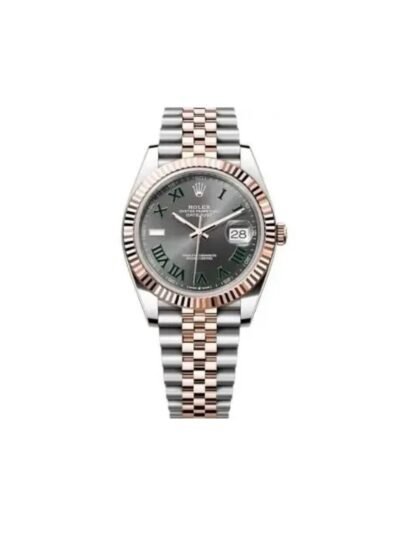 ROLEX OYSTER PERPETUAL DAY DATE 41 ROMEN DIAL WRIST WATCH