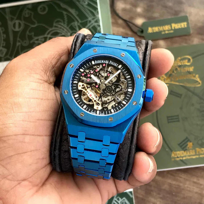Audemars Piguet Skeleton AP Royal Oak Dark blue Skeleton Metal - Image 2
