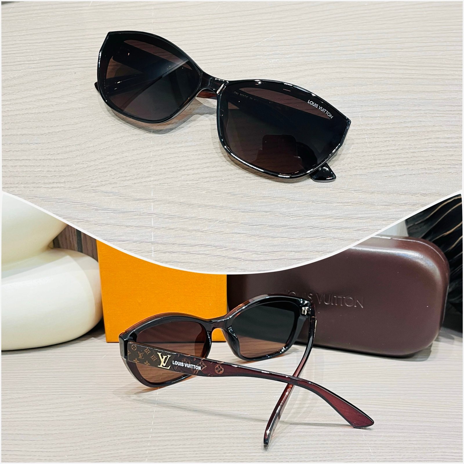 LV Noir & Mocha: Signature Black with a Touch of Light Brown - Image 2