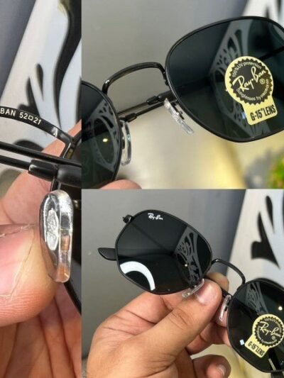 Branded RB Sunglasses Hexa full black(With Original Kit)
