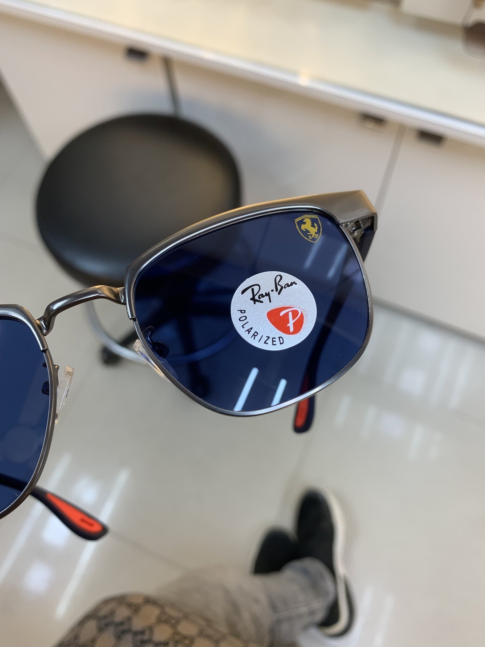 Branded Sunglasses RB Gun Blue - Image 3