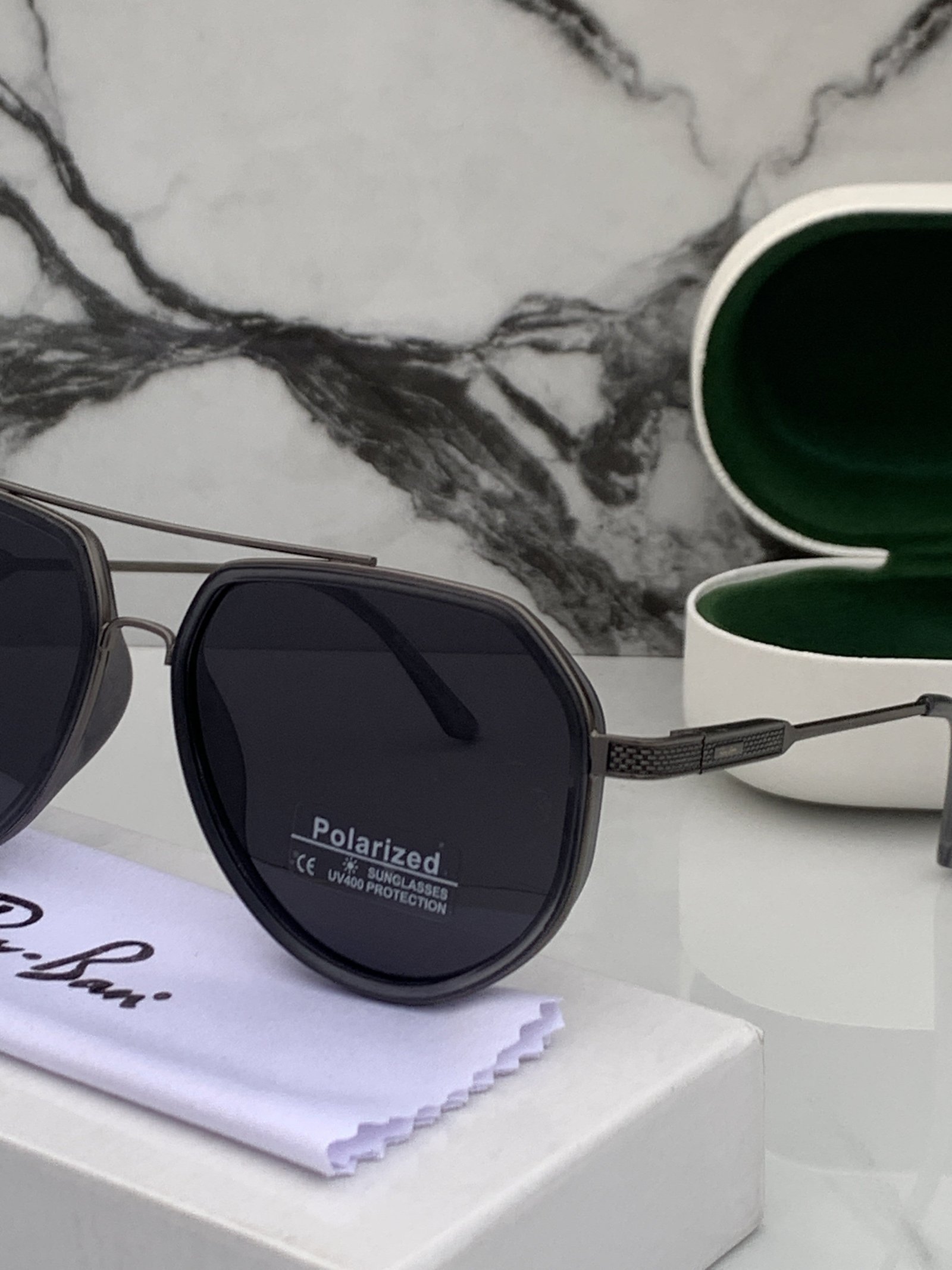 Branded Sunglasses RB 301 grey black(With Original kit) - Image 5