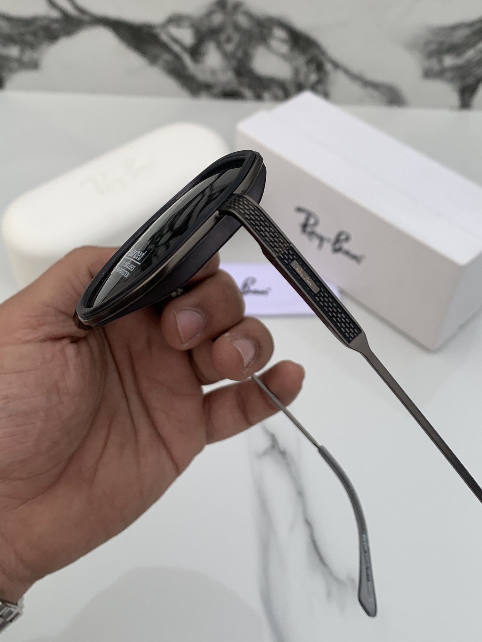 Branded Sunglasses RB 301 grey black(With Original kit) - Image 2