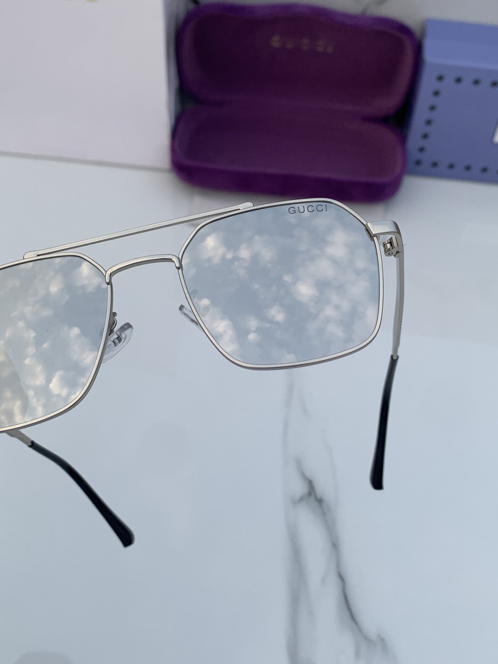 Branded Sunglasses 5009_fullsilver (With Original kit) - Image 2