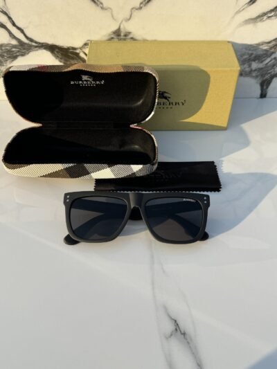 Branded  BURBERY Full Black Sunglasses (With Original Kit)