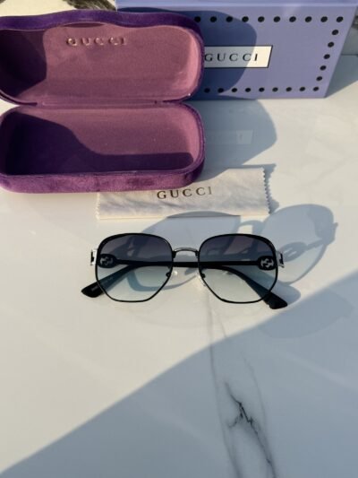 Branded Sunglasses 2496_silver_green(With Original Kit)