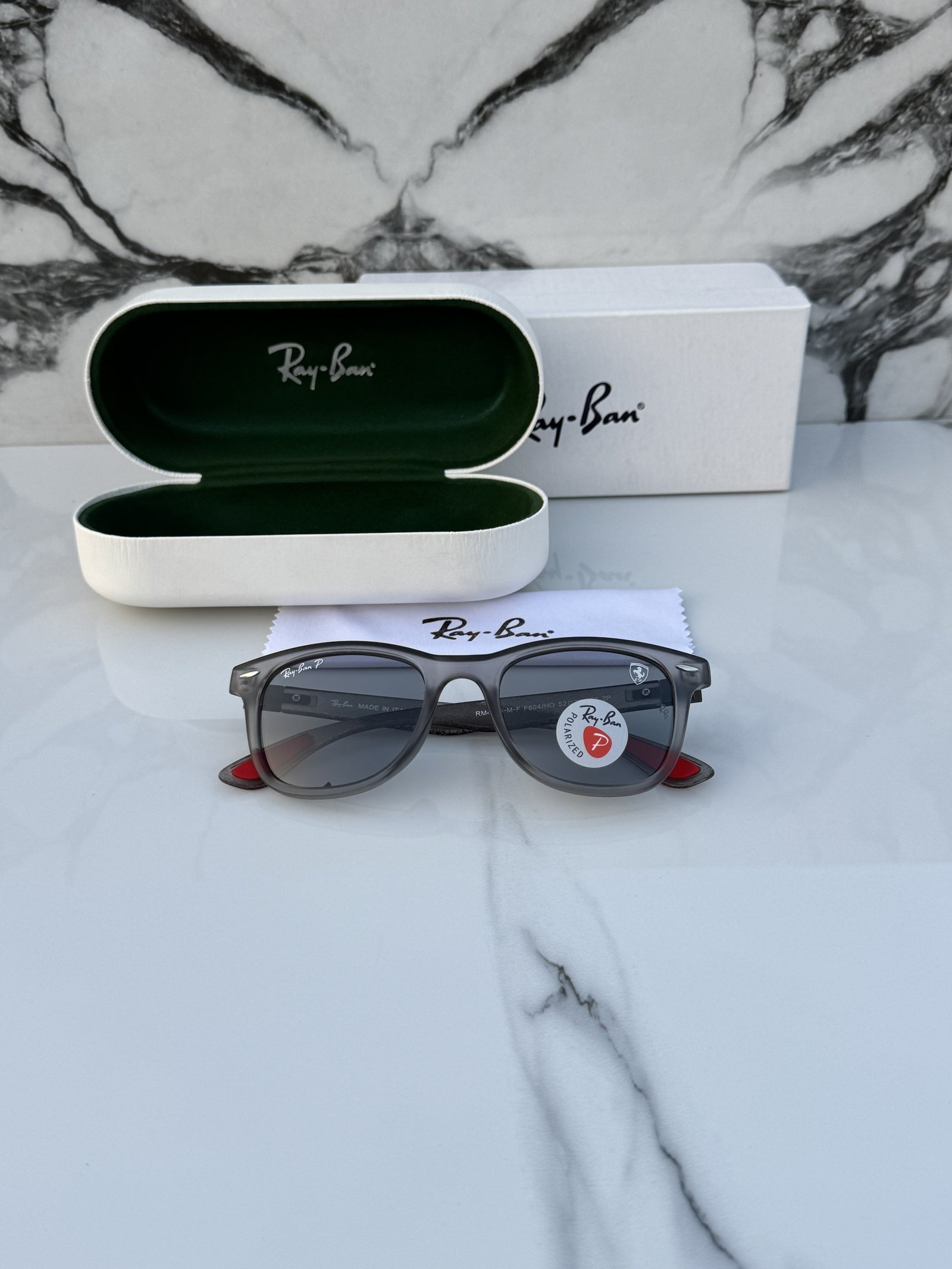 Branded RB Sunglasses 4195 grey day night (With Original Kit) - Image 4