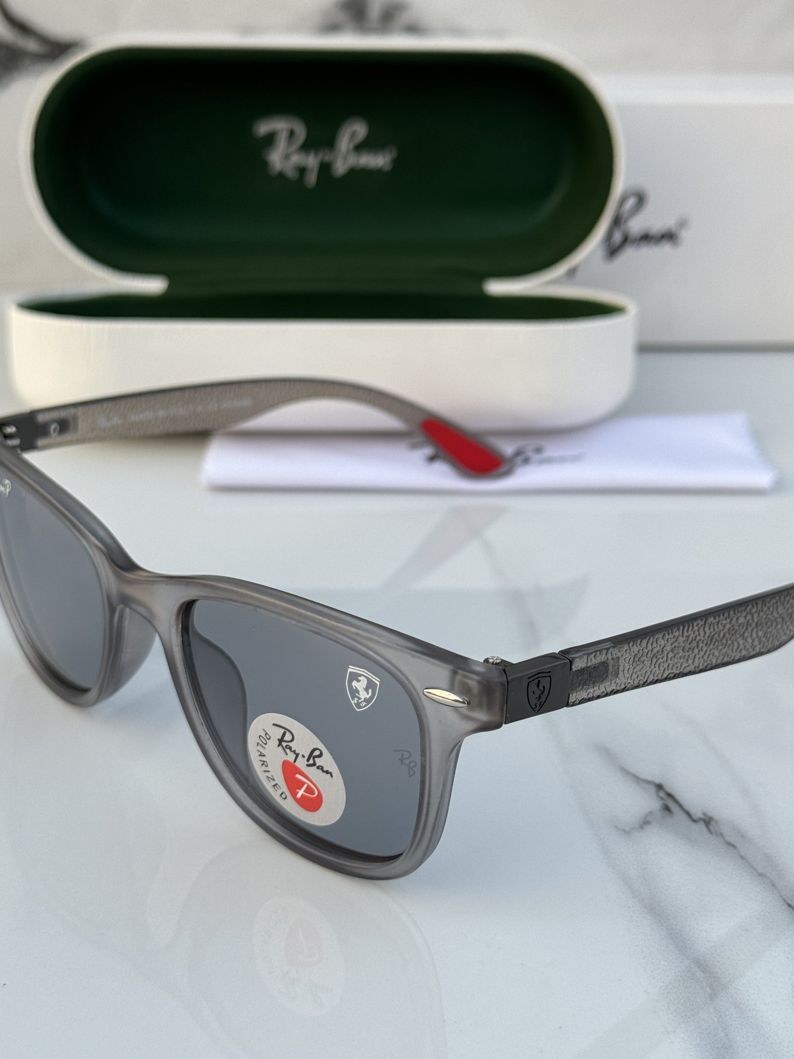 Branded RB Sunglasses 4195 grey day night (With Original Kit) - Image 3