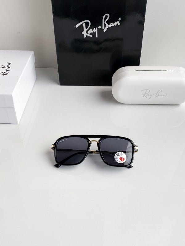Branded Rb Black Gold Sunglasses Bt (With Original Kit) - Image 3