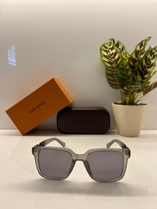 Branded Lv Matt Grey Sunglasses EW (With Original Kit) - Image 2