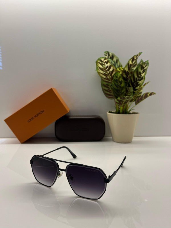 Branded Lv All Black Sunglasses EW (With Original Kit) - Image 2