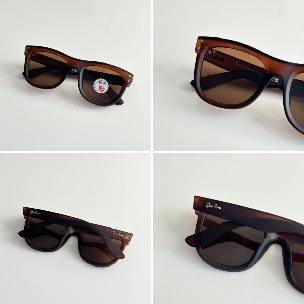 Branded Rb Reverse Dark Brown Sunglasses Bt (With Original Kit) - Image 2