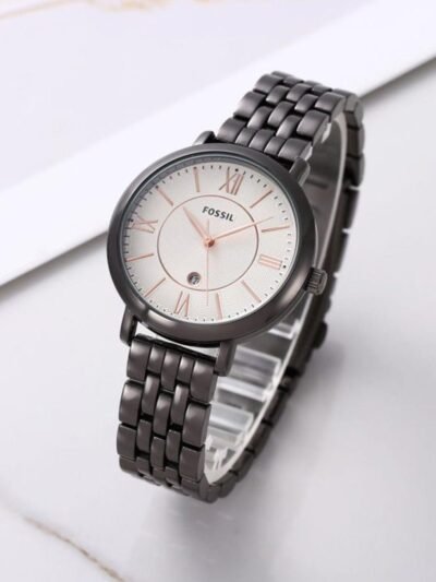 Fossil Black White Dial Ladies Watch