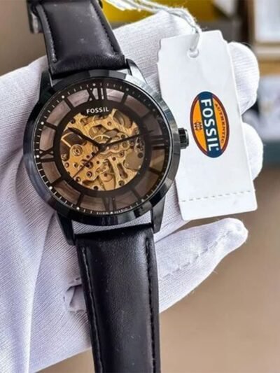 Fossil Brown Leather Automatic Watch