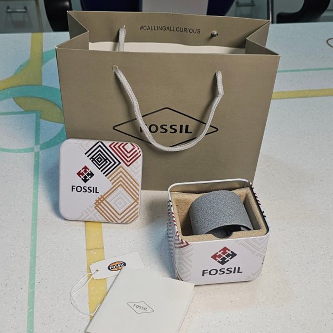 Fossil Grant Leather Belt Black Copper Watch Copy - Image 2