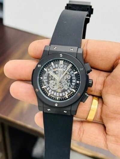 Hublot Black Belt Watch