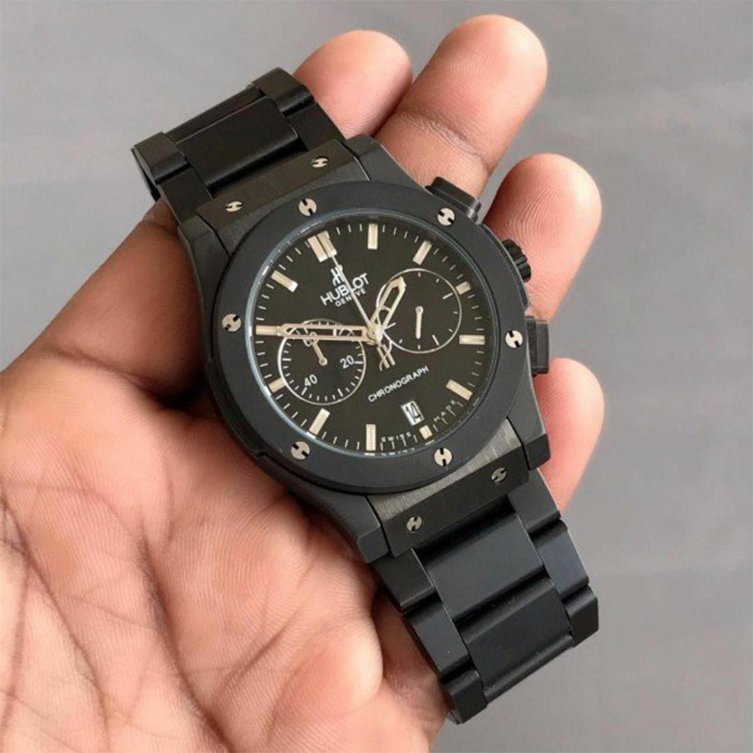 Hublot Jet Black Metal Watch - Image 2