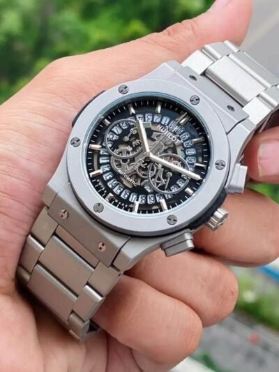 Hublot Silver Grey  Metal Watch