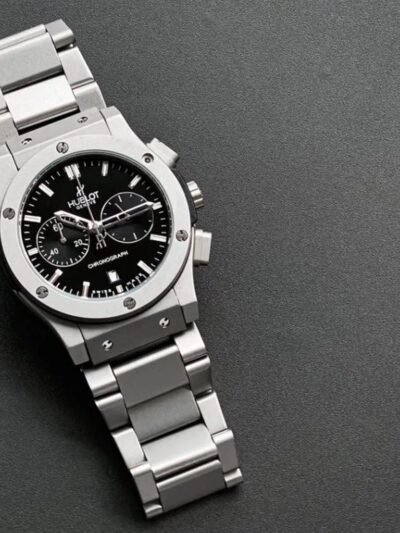 Hublot Silver Grey Metal Watch