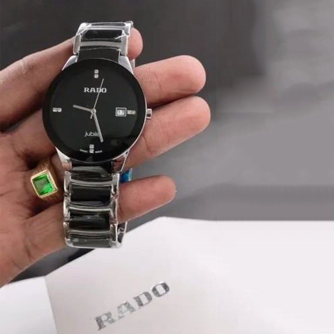 Rado Jubile Stainless Steel Black Silver - Image 4