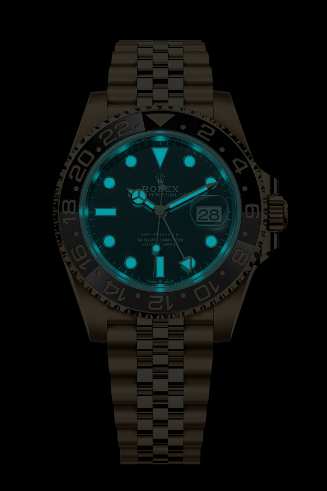 GMT-Master II yellow gold Jubilee bracelet and Black dial - Image 5