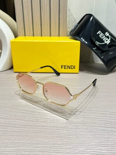 Fendi pink & gold premium Sunglasses’s