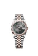 Rolex Datejust Dualtone Grey Dial Metal Watch
