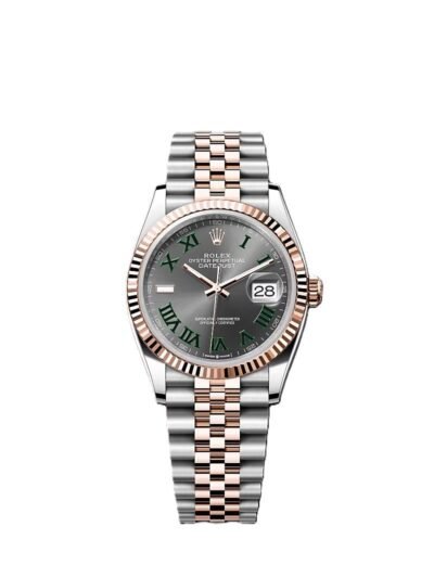 Rolex Datejust Dualtone Grey Dial Metal Watch