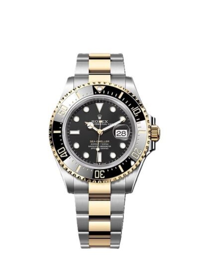 Rolex Sea-Dweller yellow gold Bezel and black dial